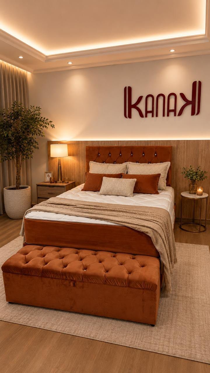 casal sem pillow top - terracota suite decorada com recamier