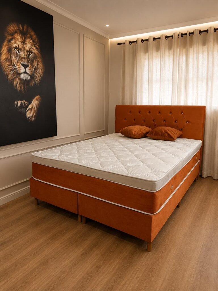 queensize com pillow top - terracota suite boiserie sem recamier